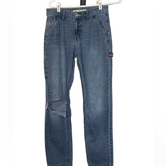 Levi’s 502 Regular Tapered Carpenter Jeans Sz 16 Reg - Picture 1 of 8